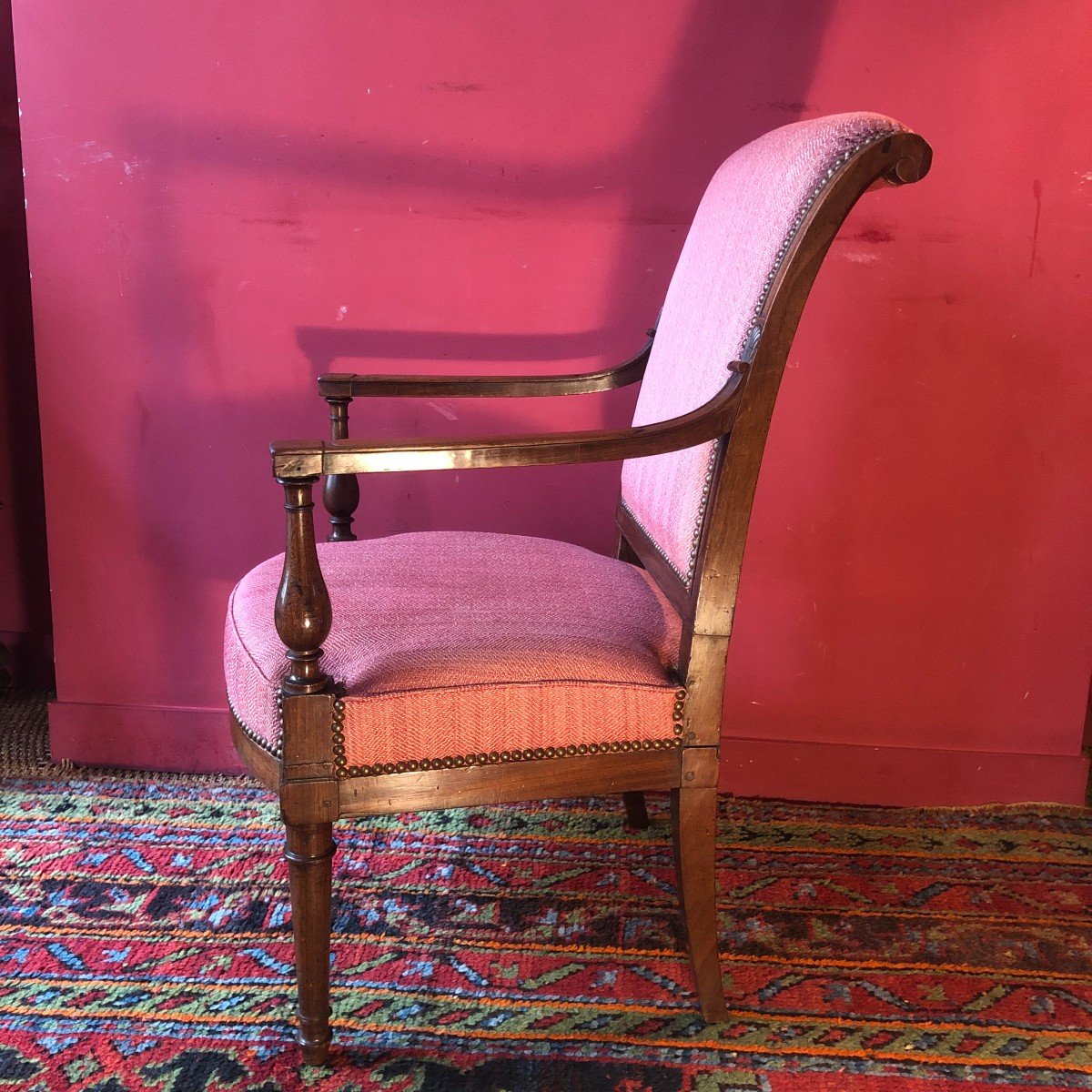 Fauteuil en Acajou, époque Directoire-photo-3