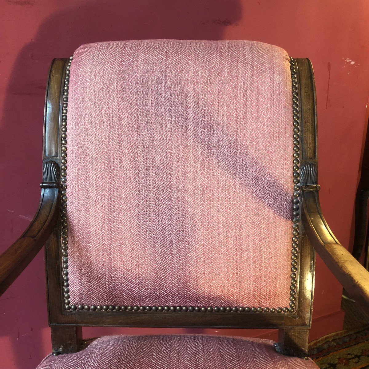 Fauteuil en Acajou, époque Directoire-photo-1