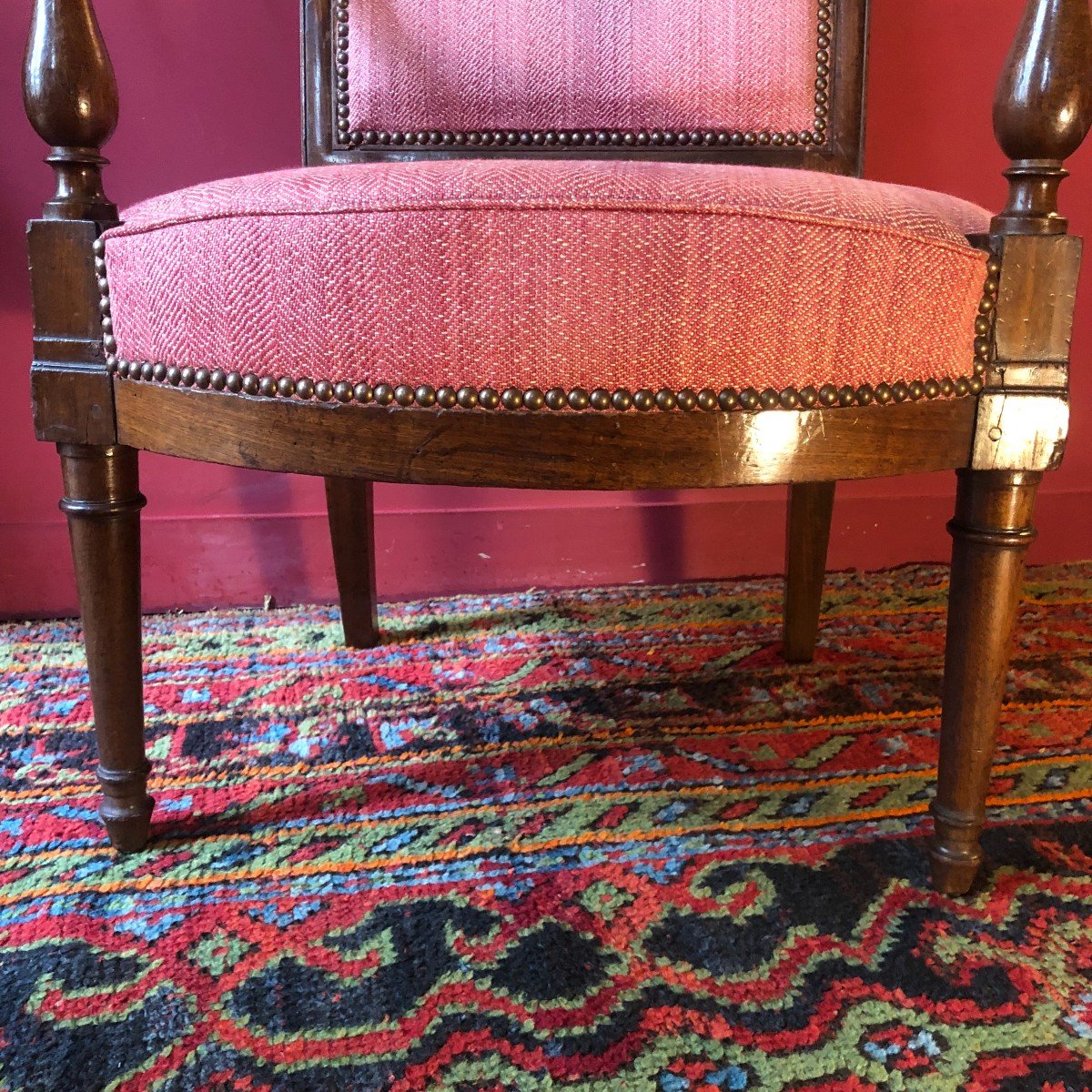 Fauteuil en Acajou, époque Directoire-photo-4