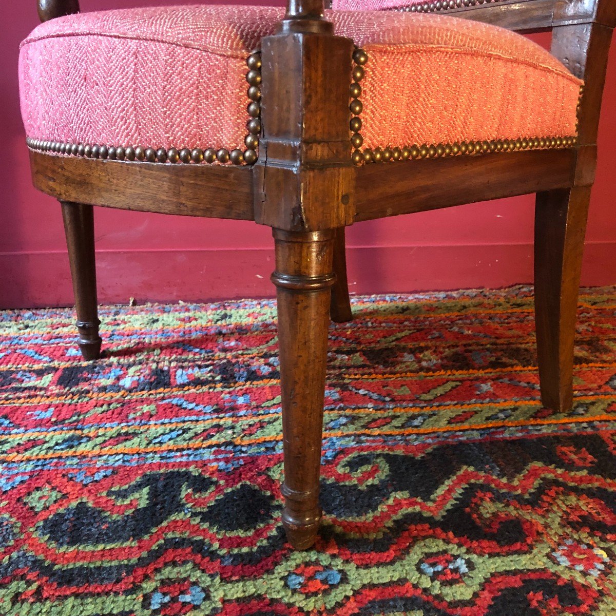 Fauteuil en Acajou, époque Directoire-photo-5