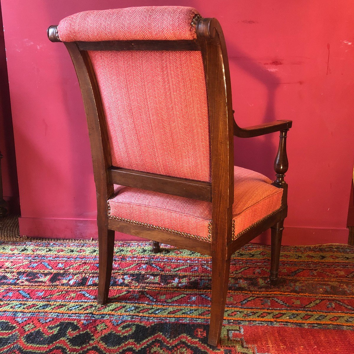 Fauteuil en Acajou, époque Directoire-photo-7