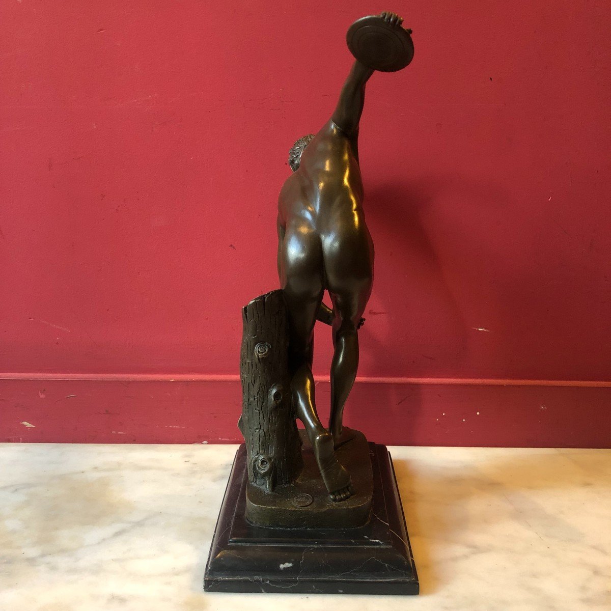 Discobolus, Bronze Circa 1930-photo-1