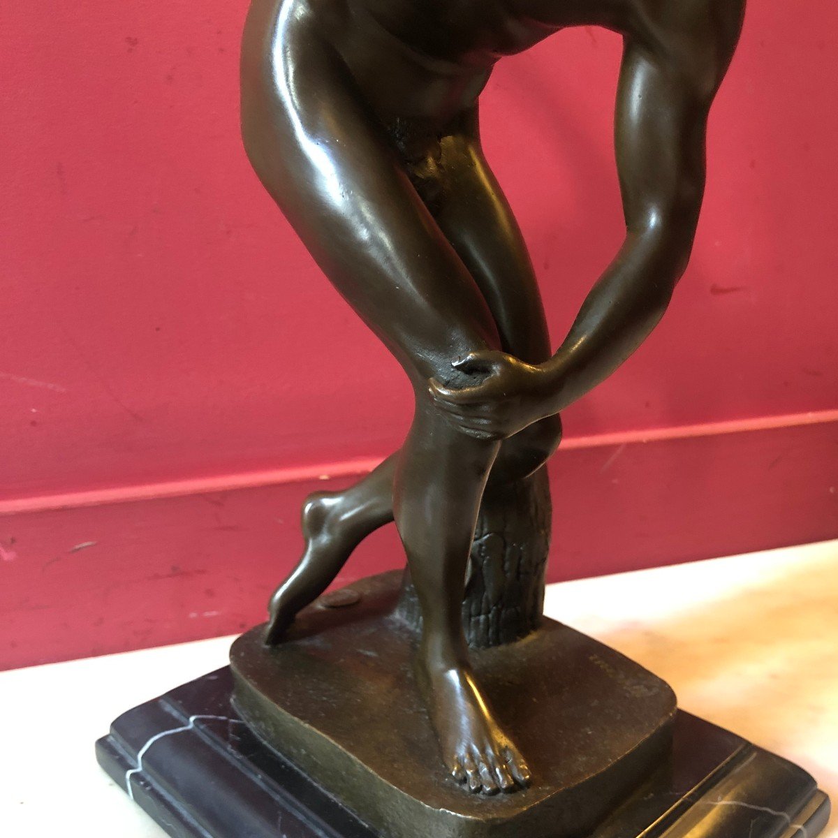 Discobolus, Bronze Circa 1930-photo-4