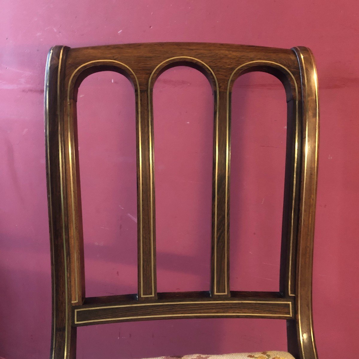 Pair Of Chairs Stamped Jeanselme, Charles X Period-photo-2