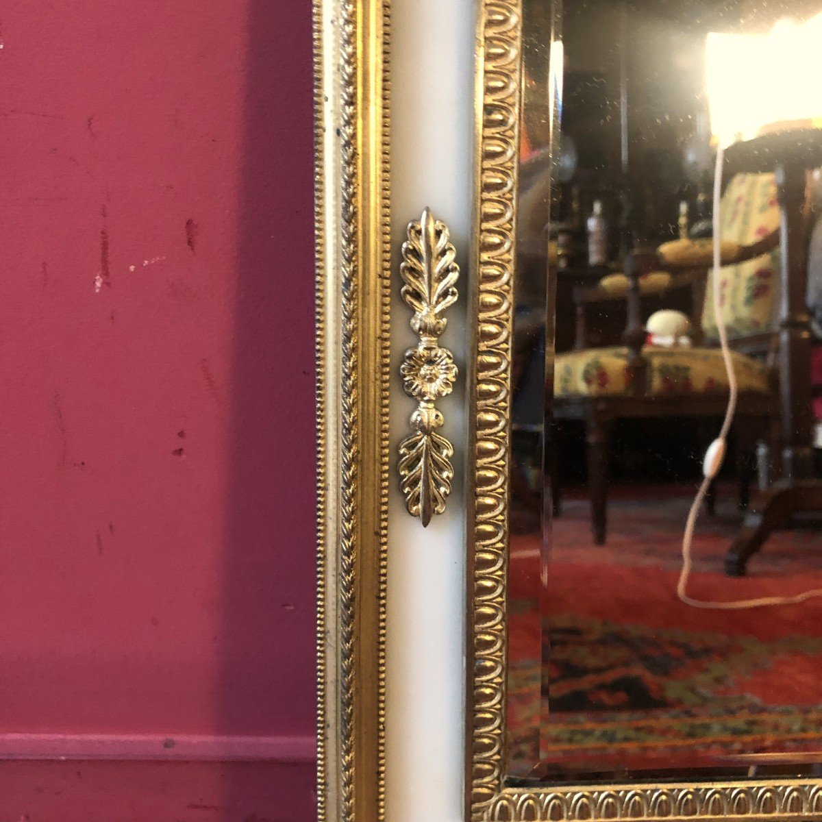 Empire Table Mirror, Late 19th Century-photo-4