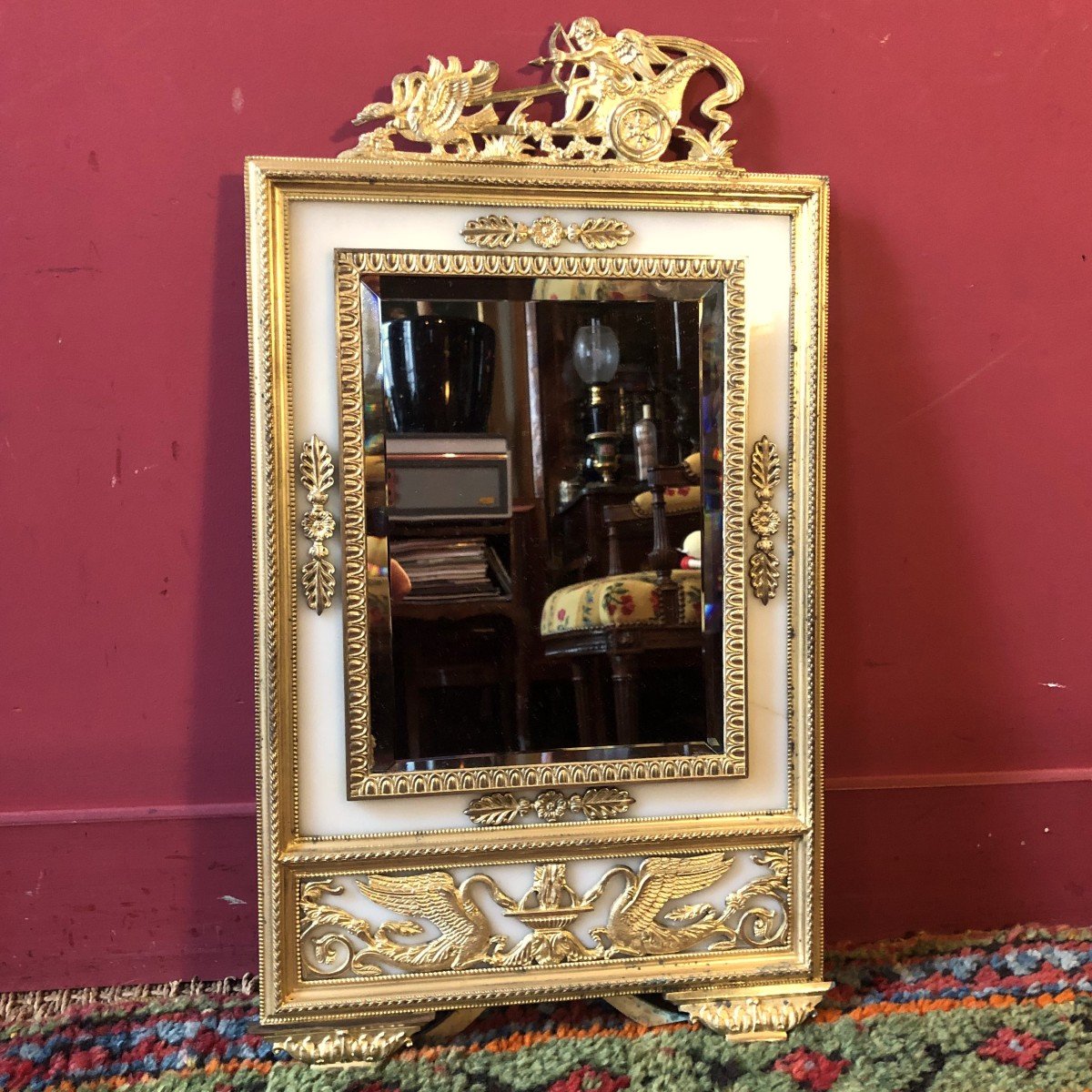 Empire Table Mirror, Late 19th Century