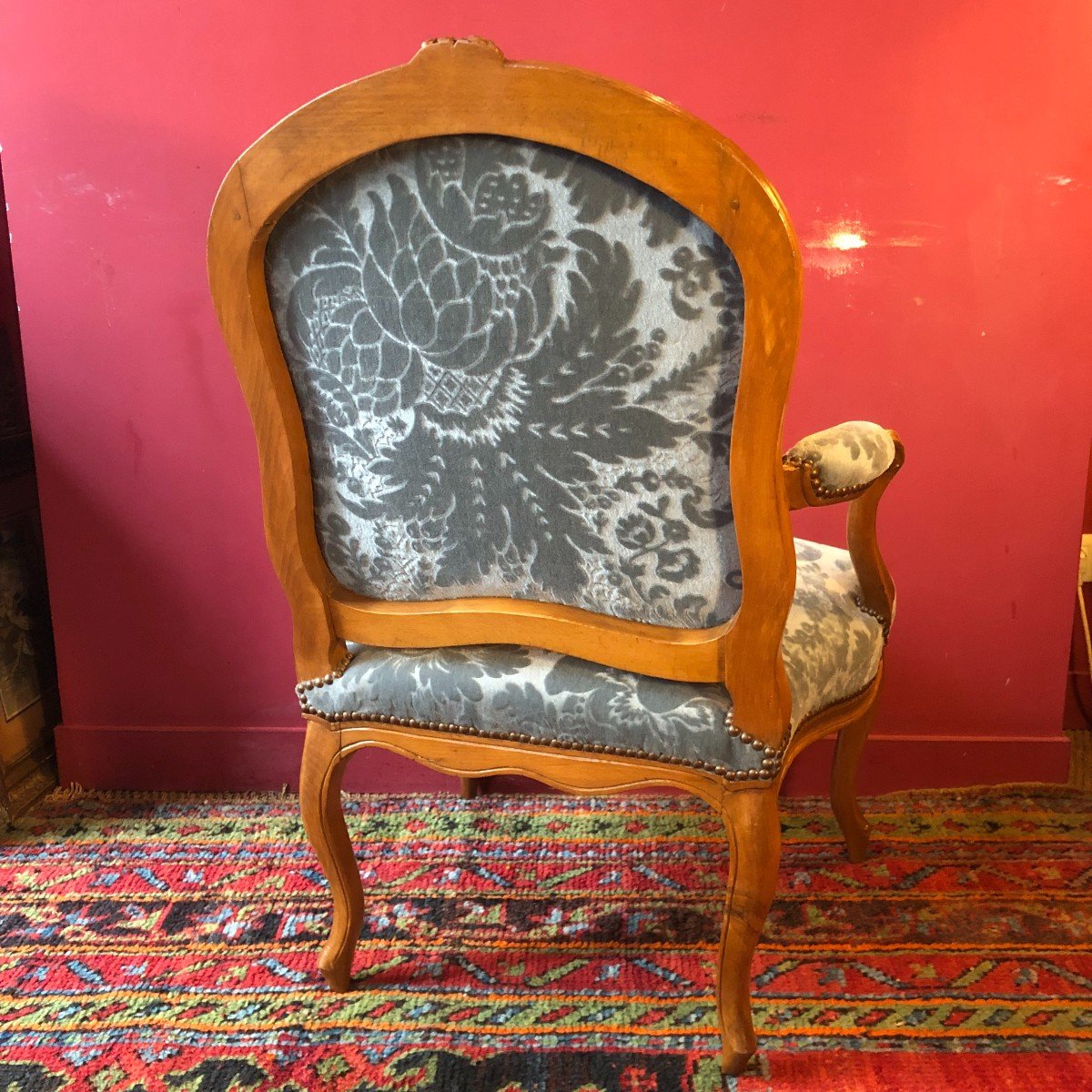 Fauteuil à La Reine, époque Louis XV-photo-6