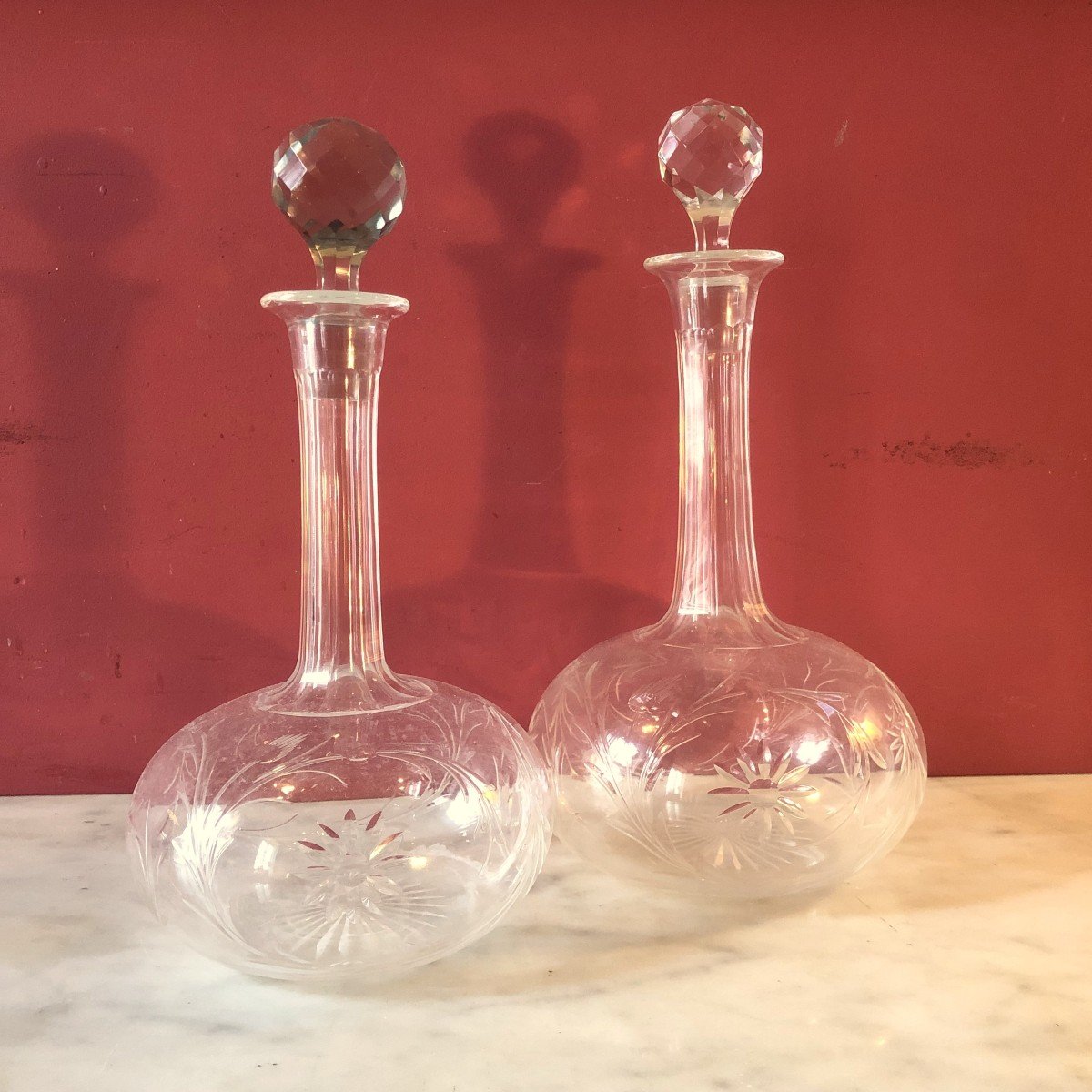 Baccarat, Paire De Carafes