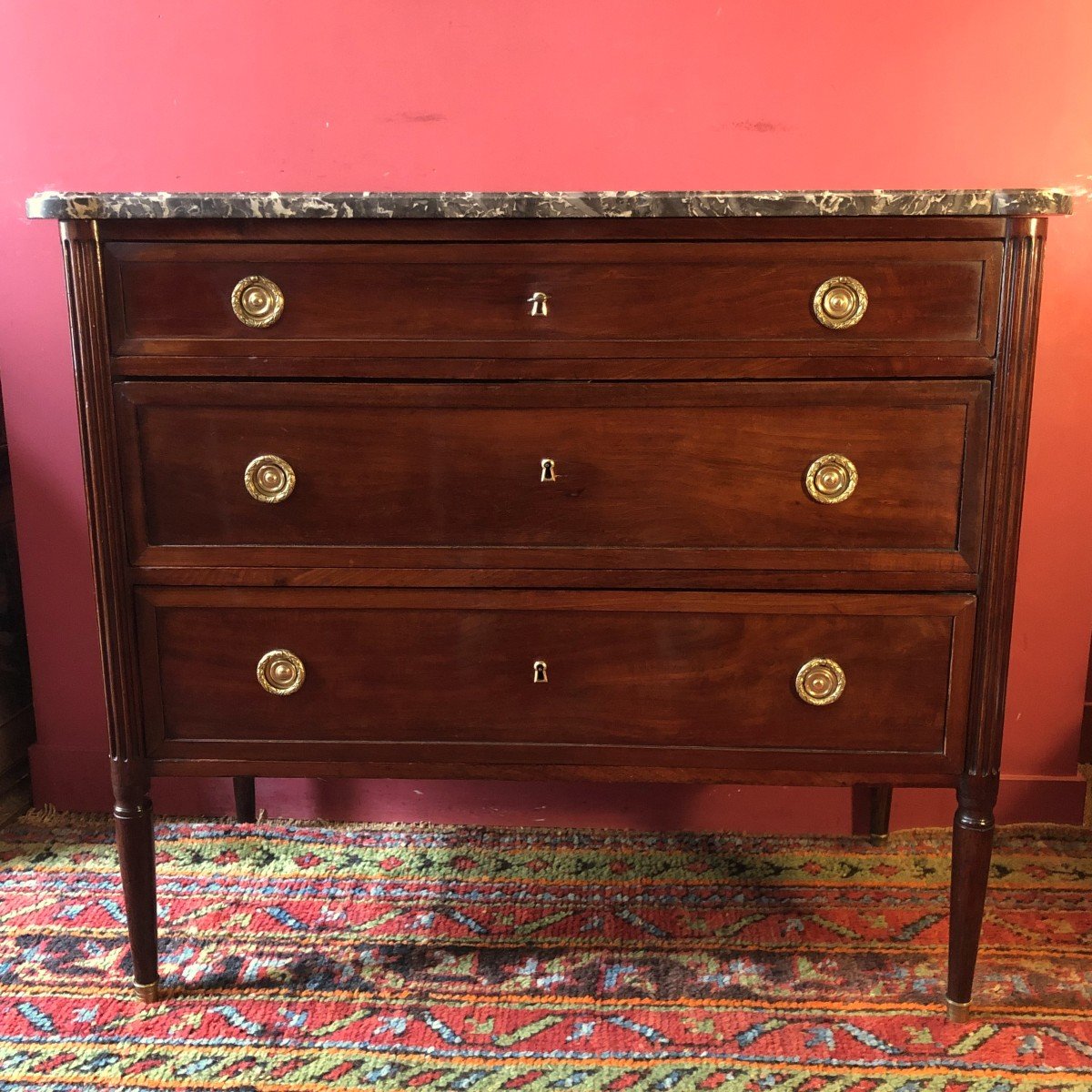 C. Mauter, Small Louis XVI Period Chest Of Drawers-photo-2