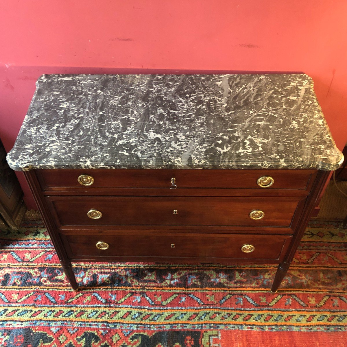 C. Mauter, Small Louis XVI Period Chest Of Drawers-photo-3