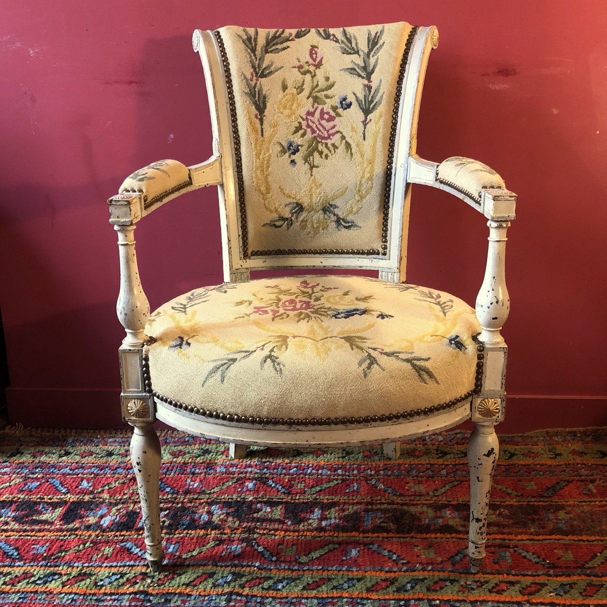 Pair Of Armchairs, Directoire Period-photo-2