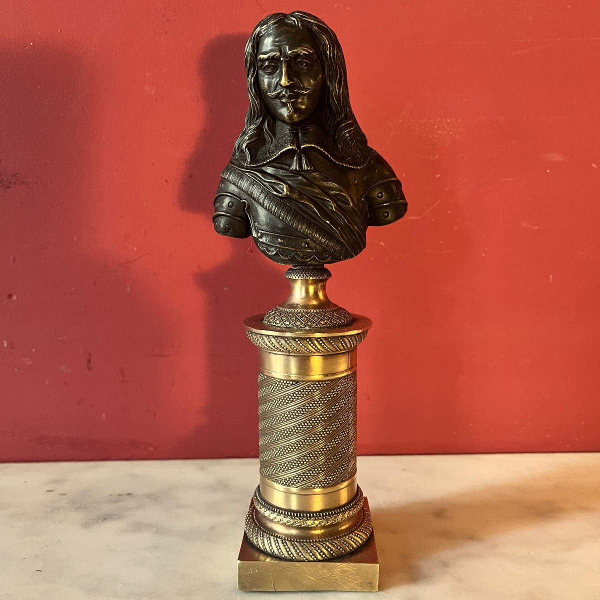 Rare Bust Of Marshal Turenne, 18th/19th Century