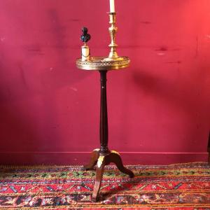 Light Holder Pedestal Table Circa 1820