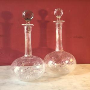 Baccarat, Pair Of Decanters