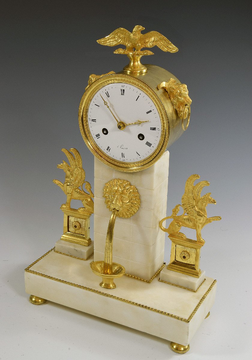 Empire Period "fountain" Clock