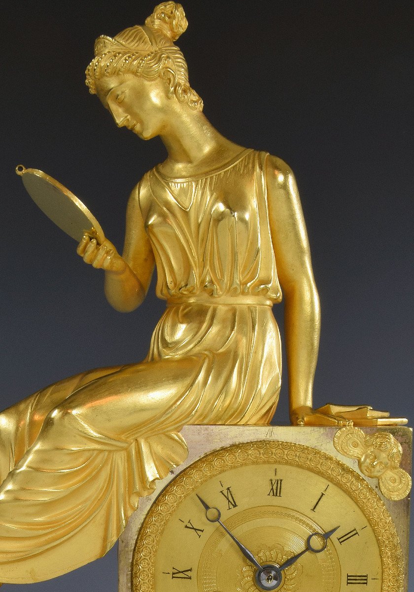 Clock Laura And Petrarch, The Poet And His Pretty Muse-photo-3