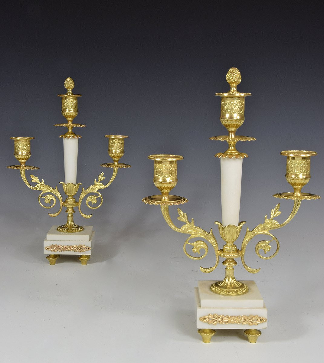 Candlesticks Style Louis XVI Era Napoléon III-photo-2