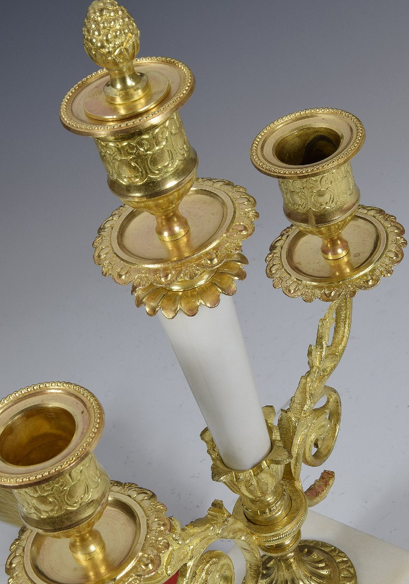 Candlesticks Style Louis XVI Era Napoléon III-photo-4