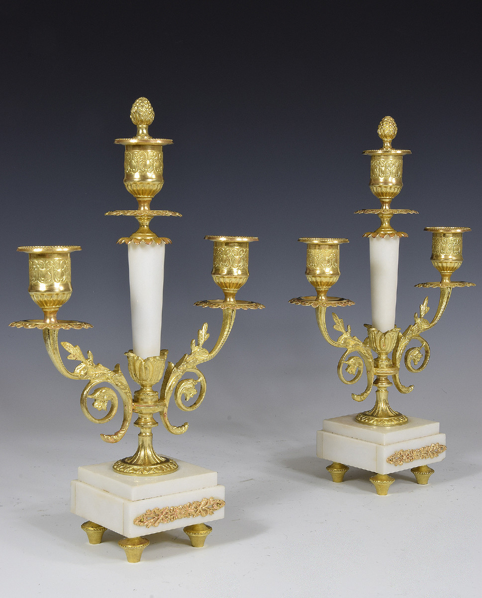 Candlesticks Style Louis XVI Era Napoléon III