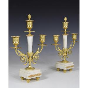 Candlesticks Style Louis XVI Era Napoléon III