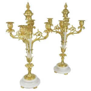  Great Candlesticks Style Louis XVI Era Napoléon III