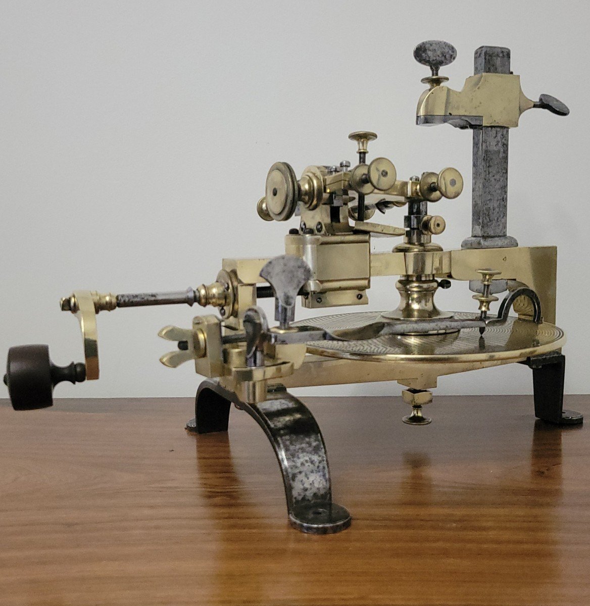 Large Watchmaker Gear Cutting Machine From 19th Century