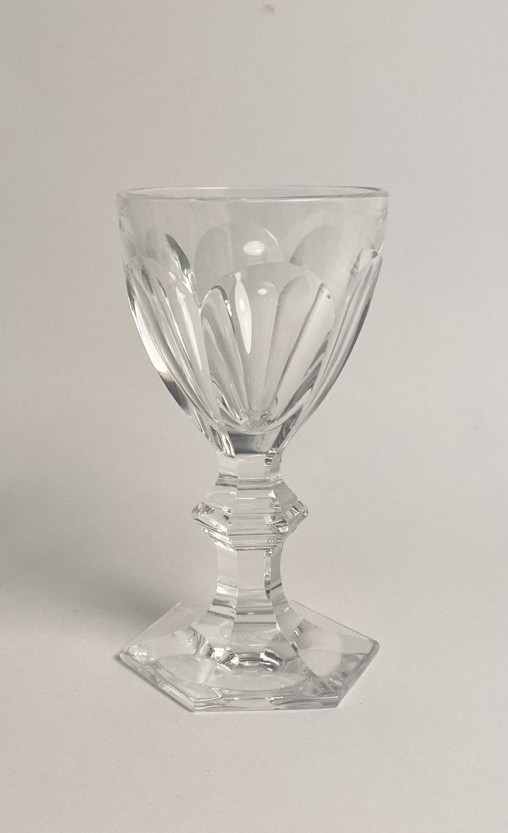 Baccarat : 72 Crystal Glasses From Baccarat , Harcourt Model -photo-4