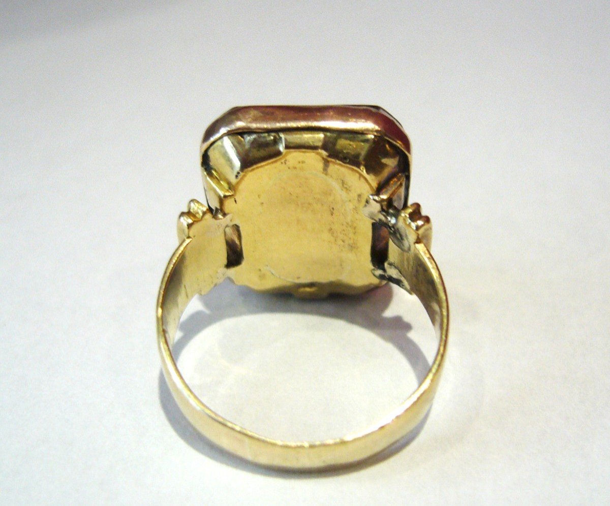 Ring Decorated With A Cameo With The Profile Of An Emperor-photo-4