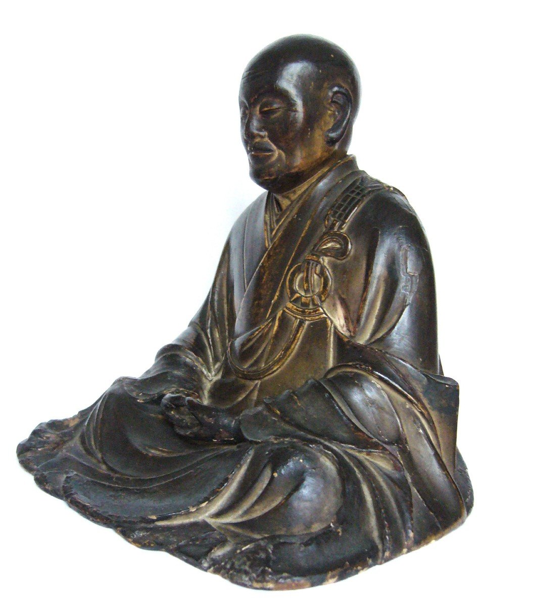 Statuette Of A Zen Master, Japan -photo-3