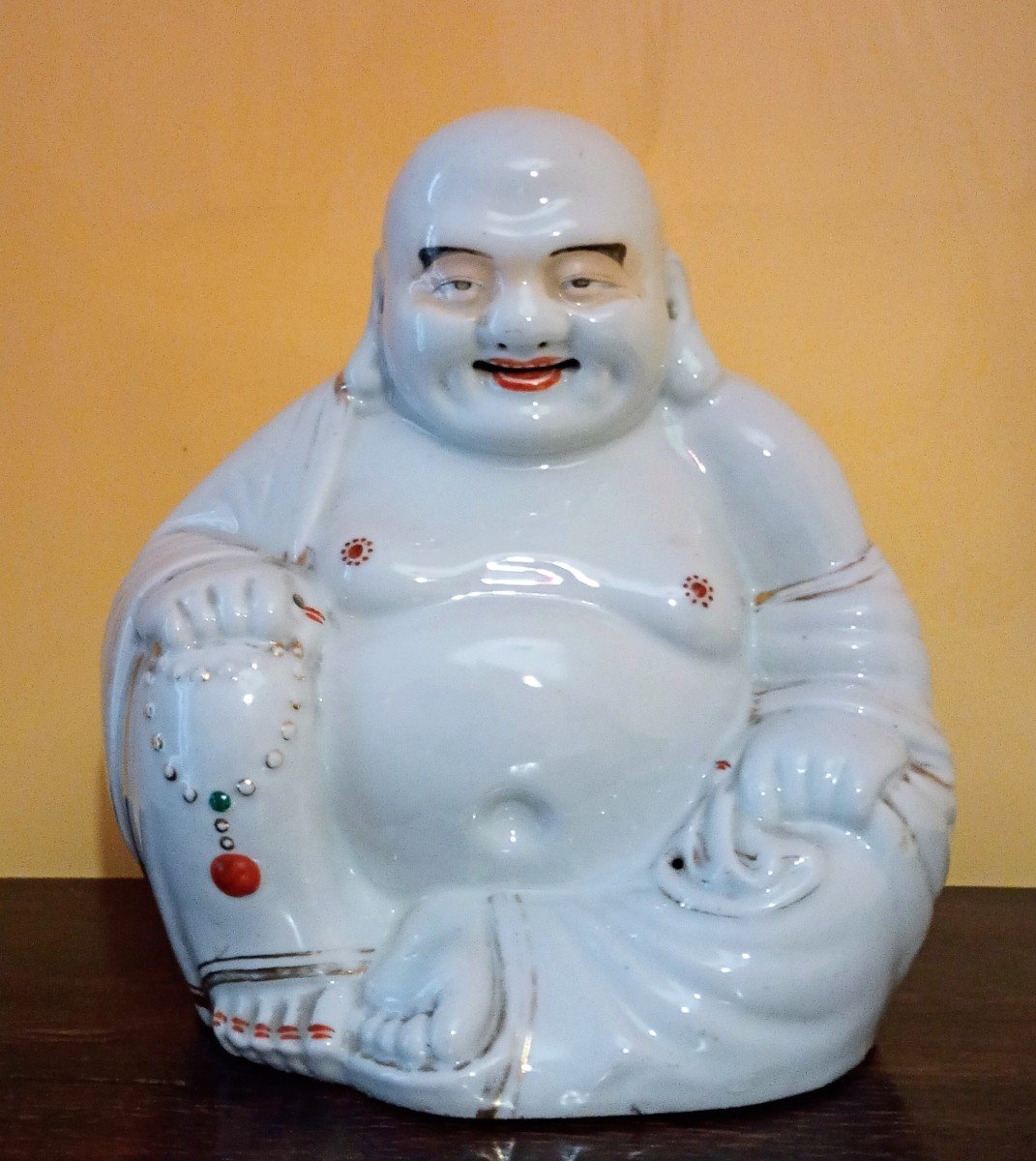 Chine - Statue de Bouddha en porcelaine