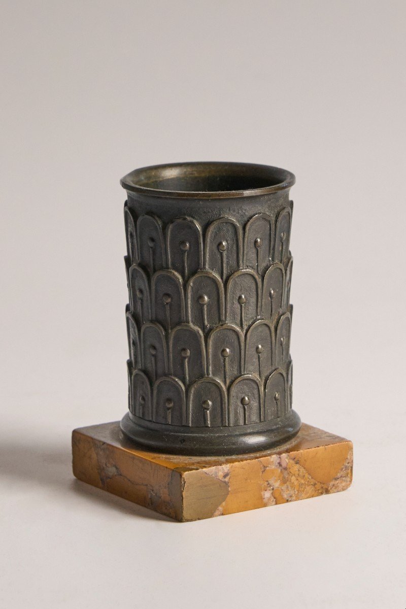 Grand Tour Souvenir - Bronze - Column Piece-photo-2