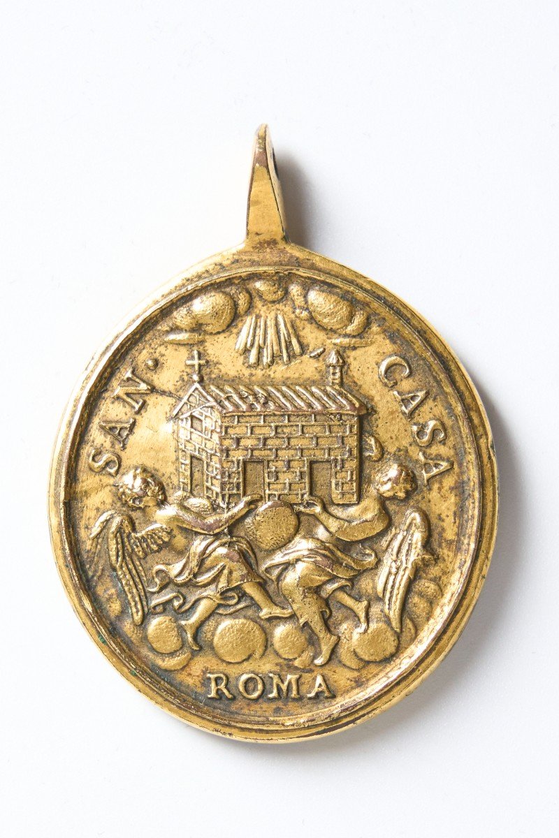 Gilded Bronze Medal - St John The Baptist-photo-2