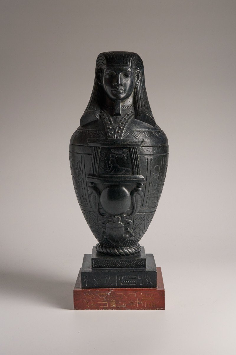 Canopic Vase With Amset Head