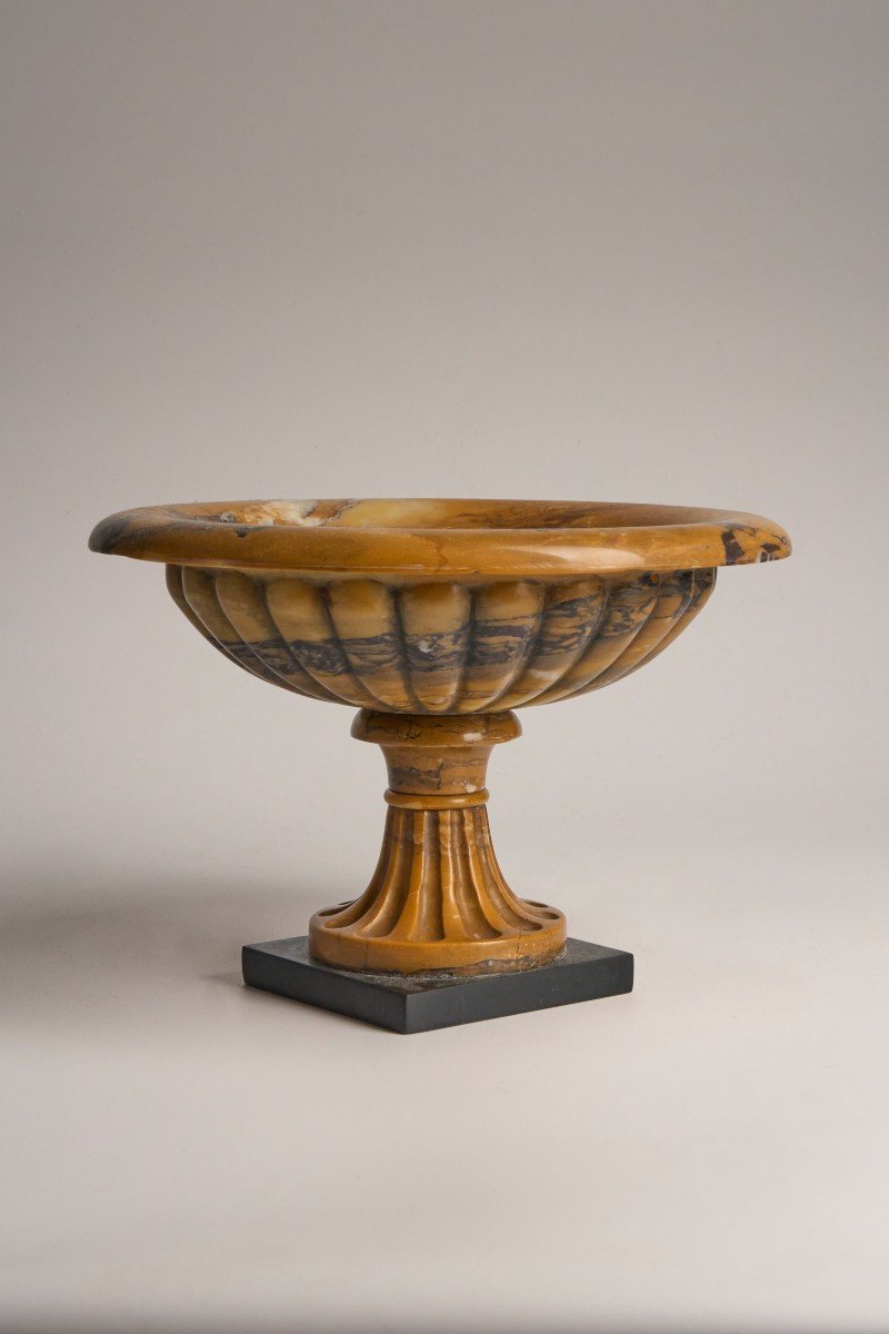 Yellow Marble Cup Tazze - 19th Century-photo-3