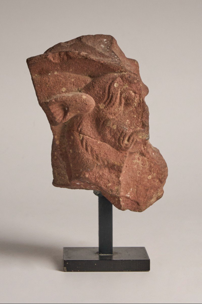 Piece Of Kushan Frieze - 1st To 3rd Century-photo-2