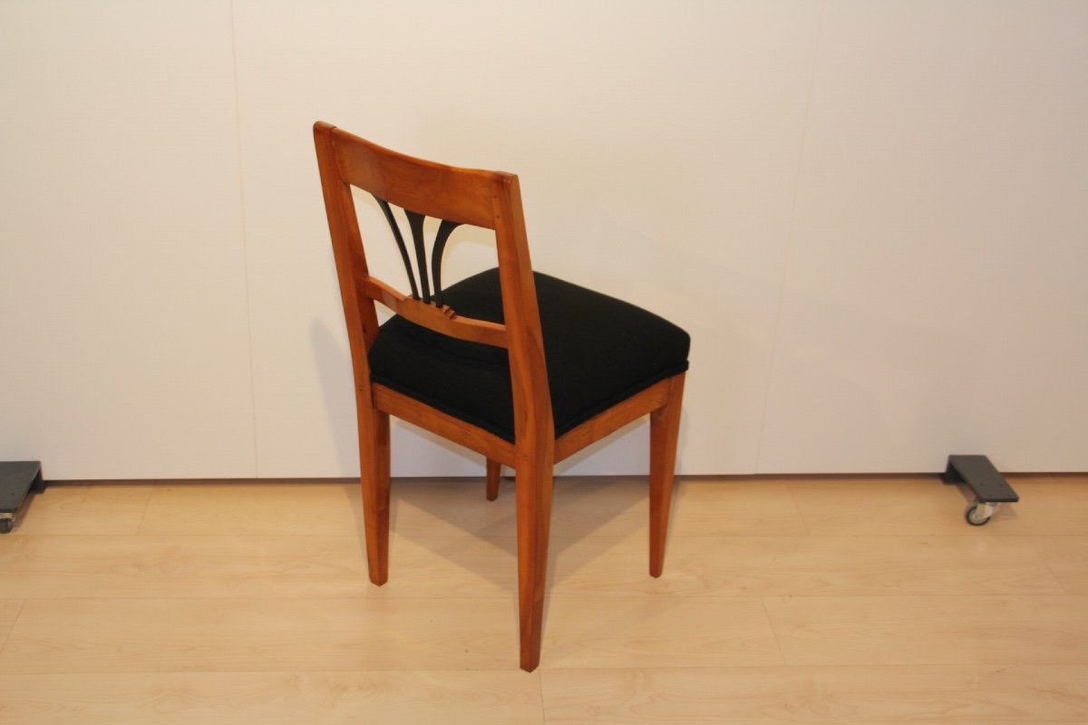 Biedermeier Side Chair, Cherry Wood, South Germany, Circa 1830-photo-4