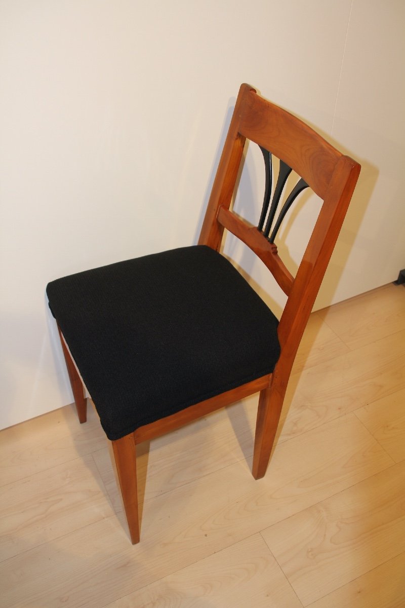 Biedermeier Side Chair, Cherry Wood, South Germany, Circa 1830-photo-3