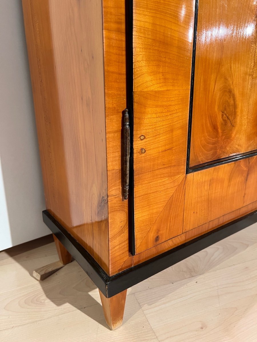 Biedermeier Bookcase, Cherry Veneer, South Germany Circa 1820-photo-2