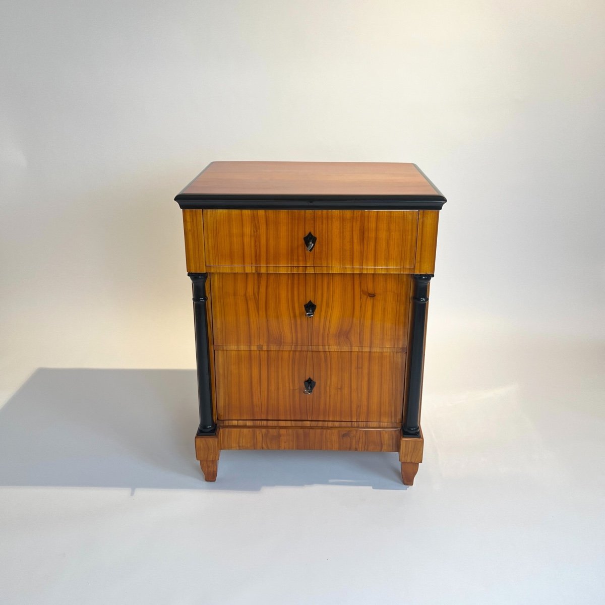 Small Biedermeier Commode, Cherry Wood, South Germany Circa 1830-photo-2