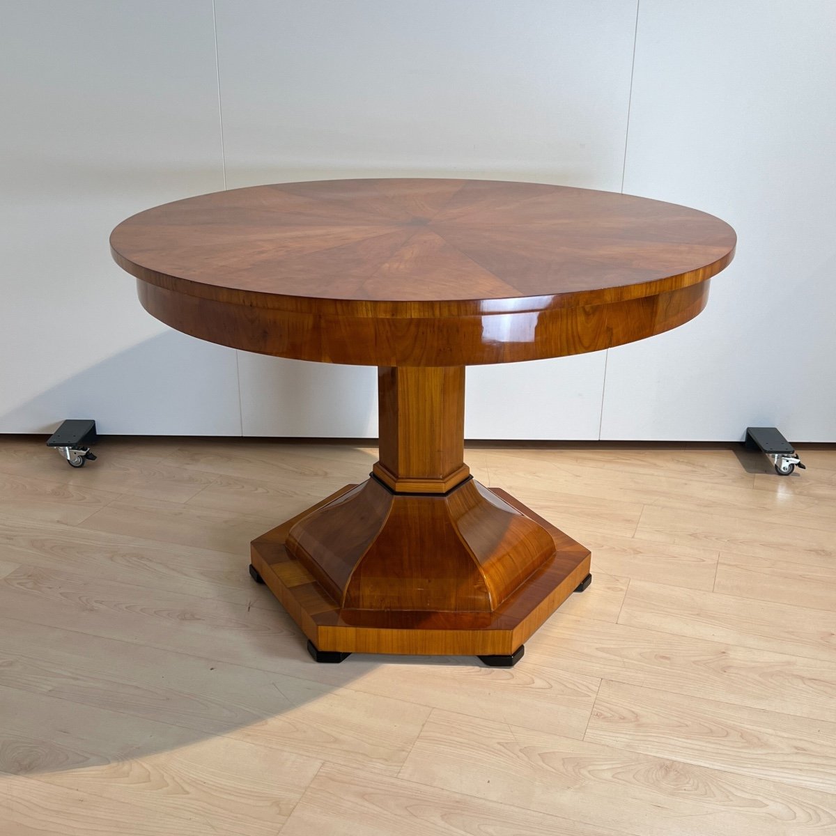 Biedermeier Center Table, Cherry Wood, Austria Circa 1820-photo-2