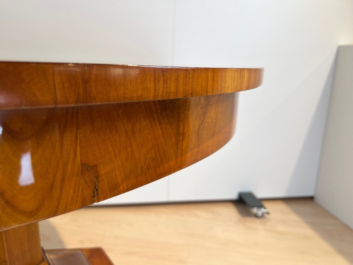 Biedermeier Center Table, Cherry Wood, Austria Circa 1820-photo-2