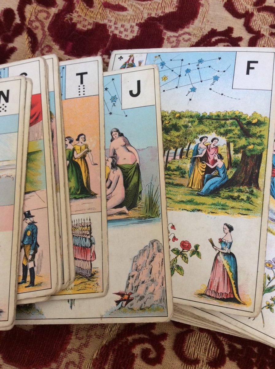 Divinatory Tarot Grand Game By Mademoiselle Lenormand Late 19th Century -photo-3