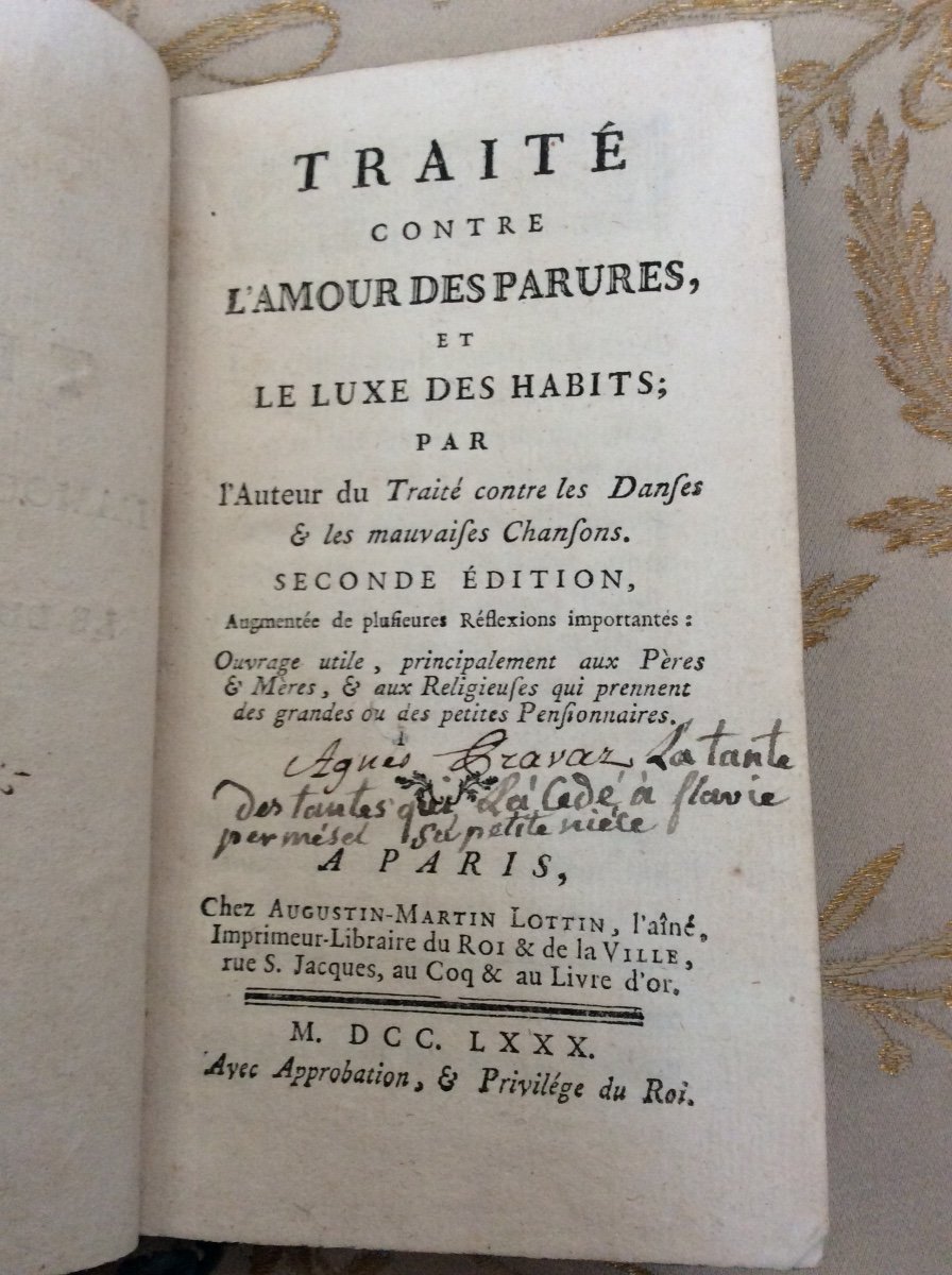 Treatise Against The Love Of Finery And The Luxury Of Clothing 1780