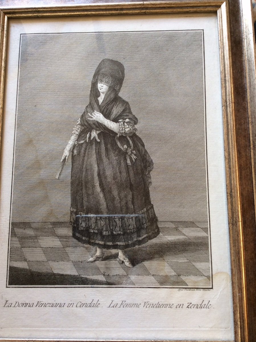 Eight Venetian Engravings From The 18th Century -photo-3