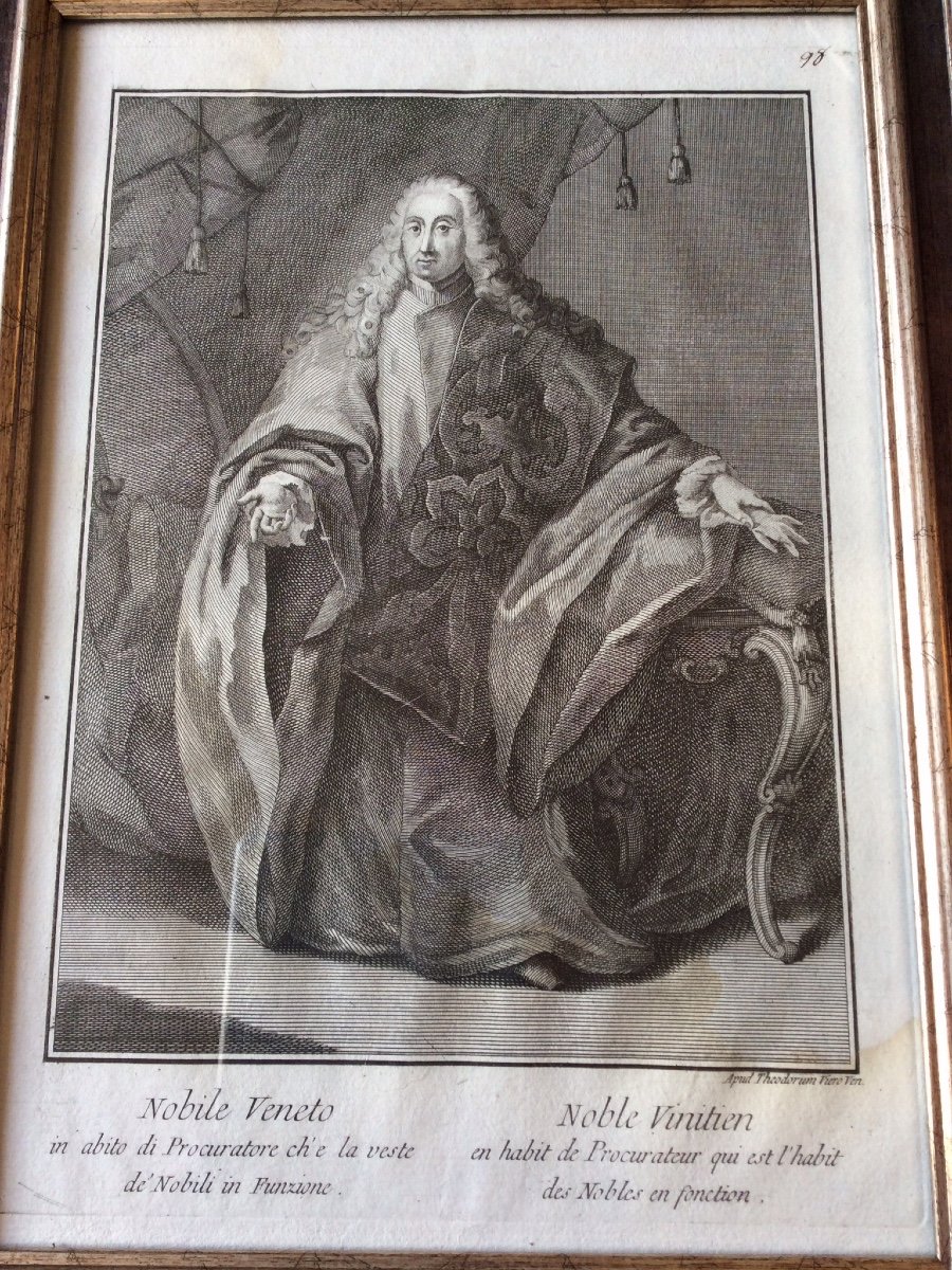 Eight Venetian Engravings From The 18th Century -photo-5