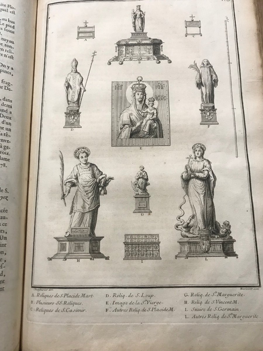 Histoire De l'Abbaye Royale De Saint Germain Des Pres édition Originale De 1724-photo-3