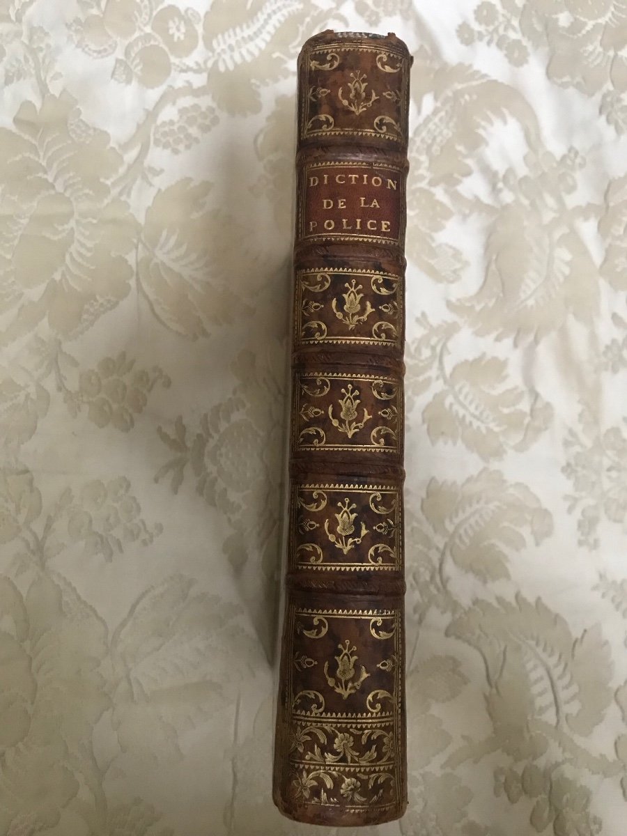 Police Dictionary By Edmé De La Poix De Freminville Original Edition 1758-photo-4