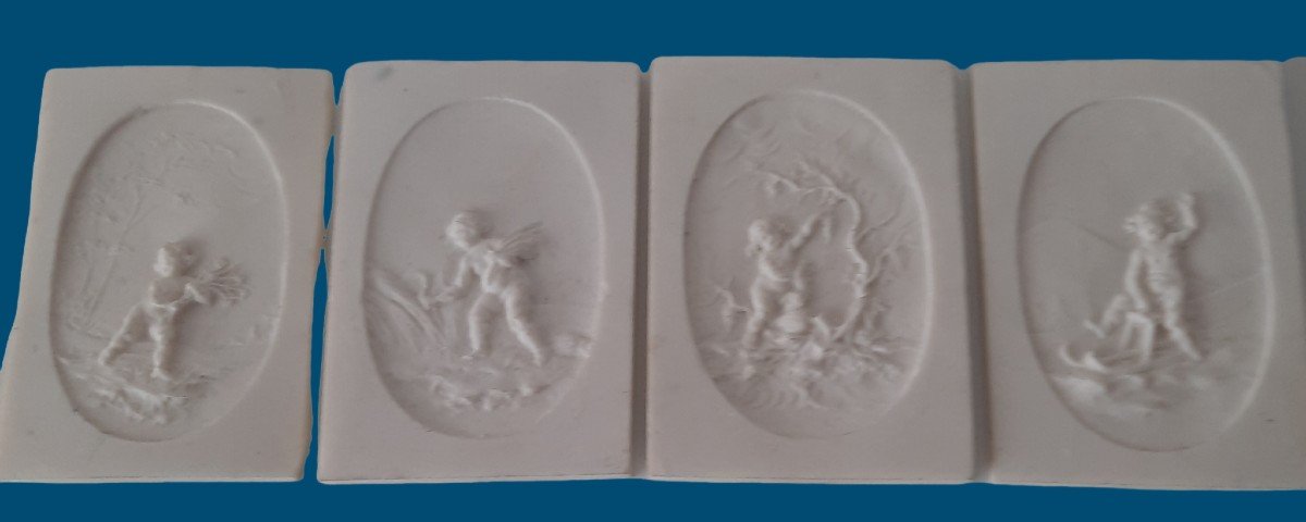 Lithophanies Puttis Des Quatre Saisons