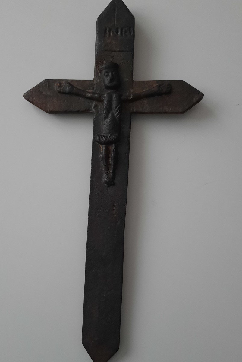 Crucifix Glaive Fonte De Fer-photo-4