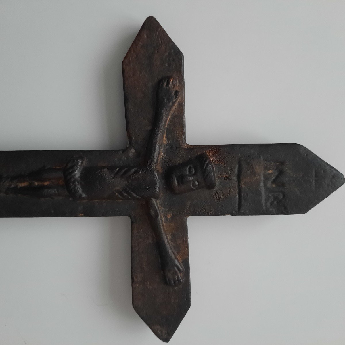 Crucifix Glaive Fonte De Fer-photo-2